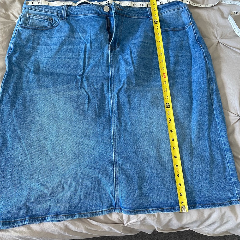 Inherit Remi Blue Denim Wash Skirt